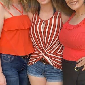 Stripped Tank top size M from boutique